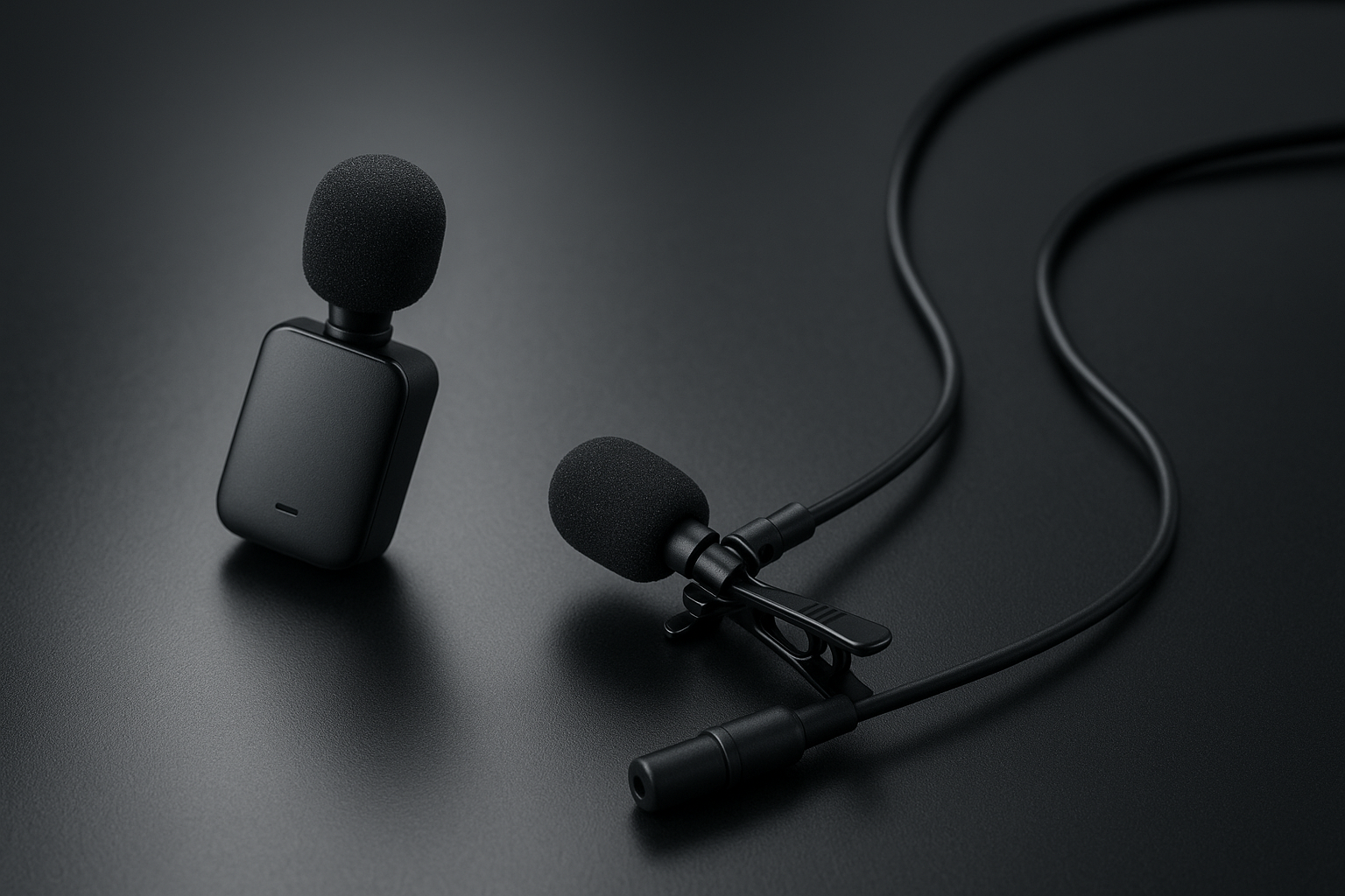 Micro cravate discret idéal pour les vidéos, conférences ou interviews