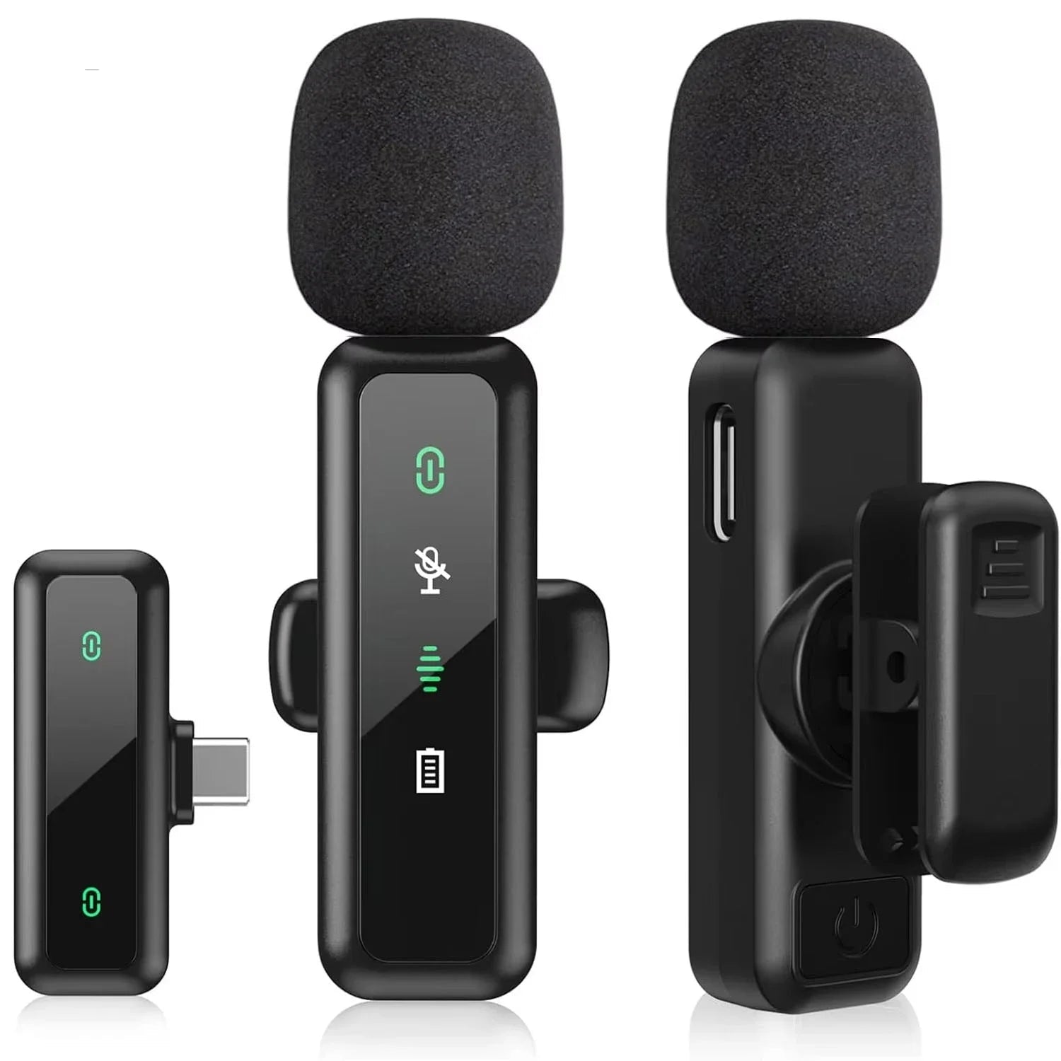 Micro cravate sans fil rechargeable pour vlog, podcast et streaming – compact et facile à utiliser