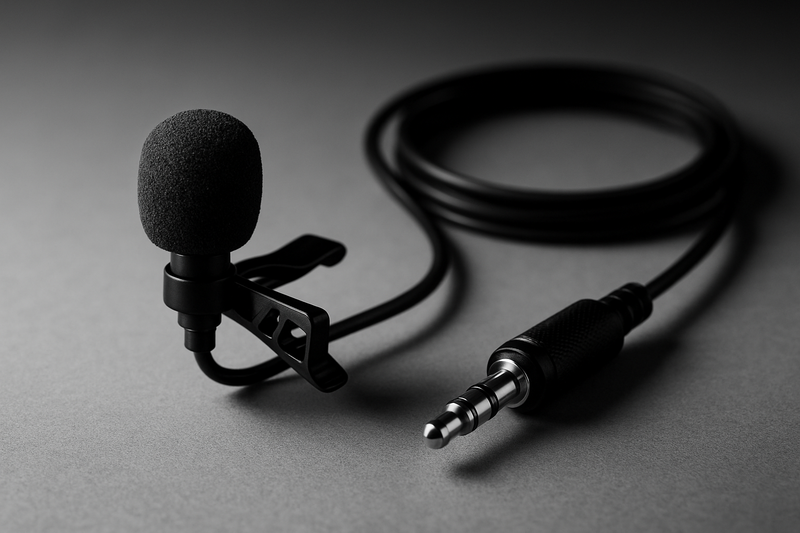 Micro cravate compatible avec iPhone et Android pour vlog et audio mobile
