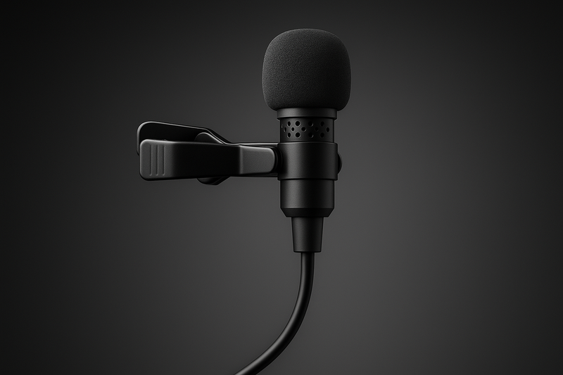 Micro cravate filaire offrant une captation sonore claire et stable