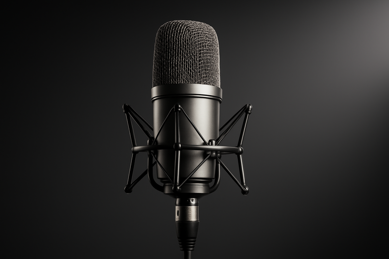 Micro XLR avec connectique pro pour mixage et home studio