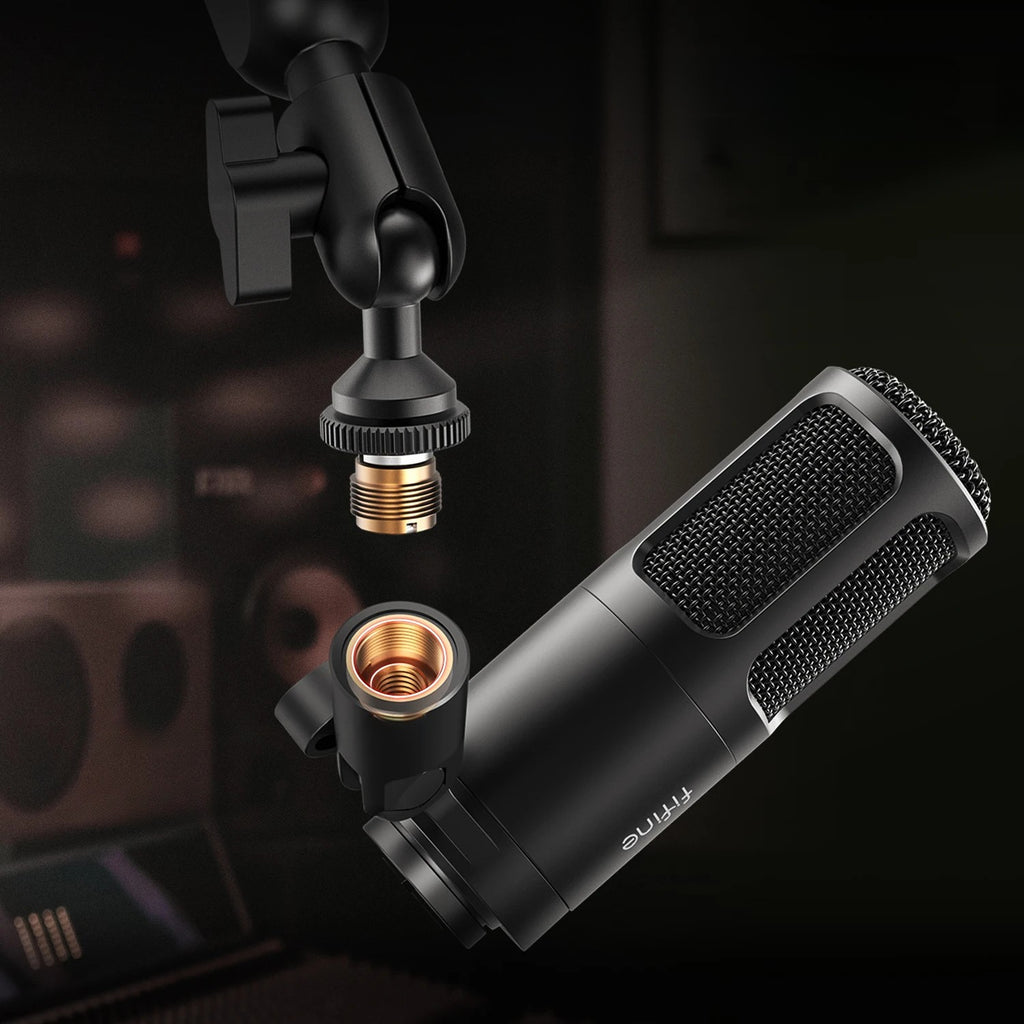 FIFINE K669D Micro Statique XLR | Studio, Voix Off, Pro