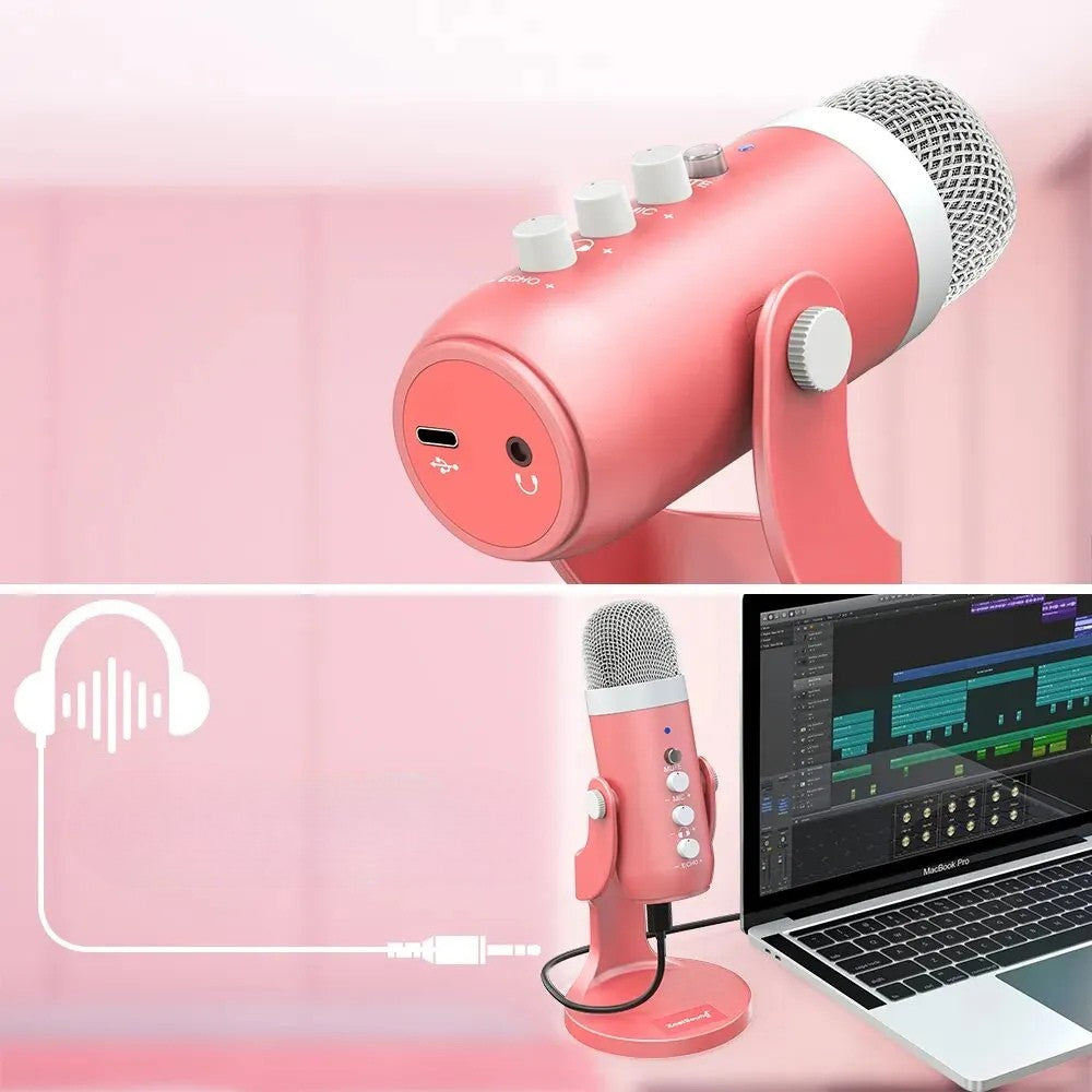 Haomuren Micro Rose USB | Asmr, Podcast et Studio