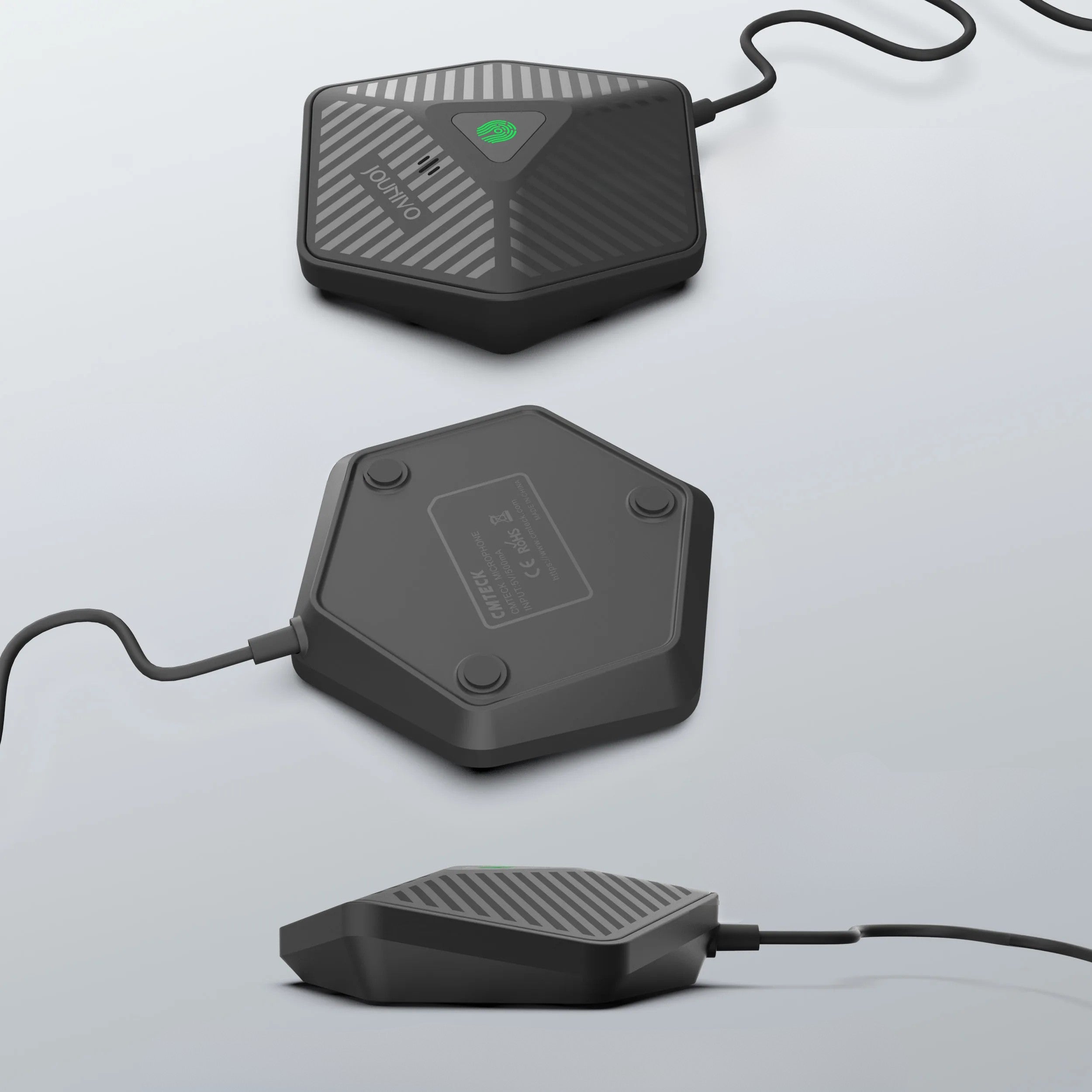 JOUNIVO Micro Professionnel De Conférence USB | Omnidirectionnel Pour PC, Bureau