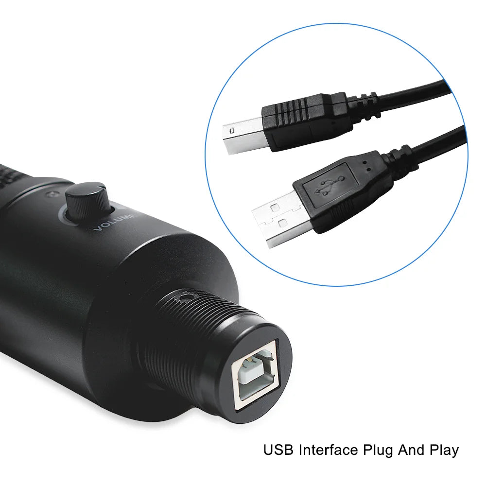 Micro Condensateur Pro USB | Chant, Gaming, YouTube, PC Studio