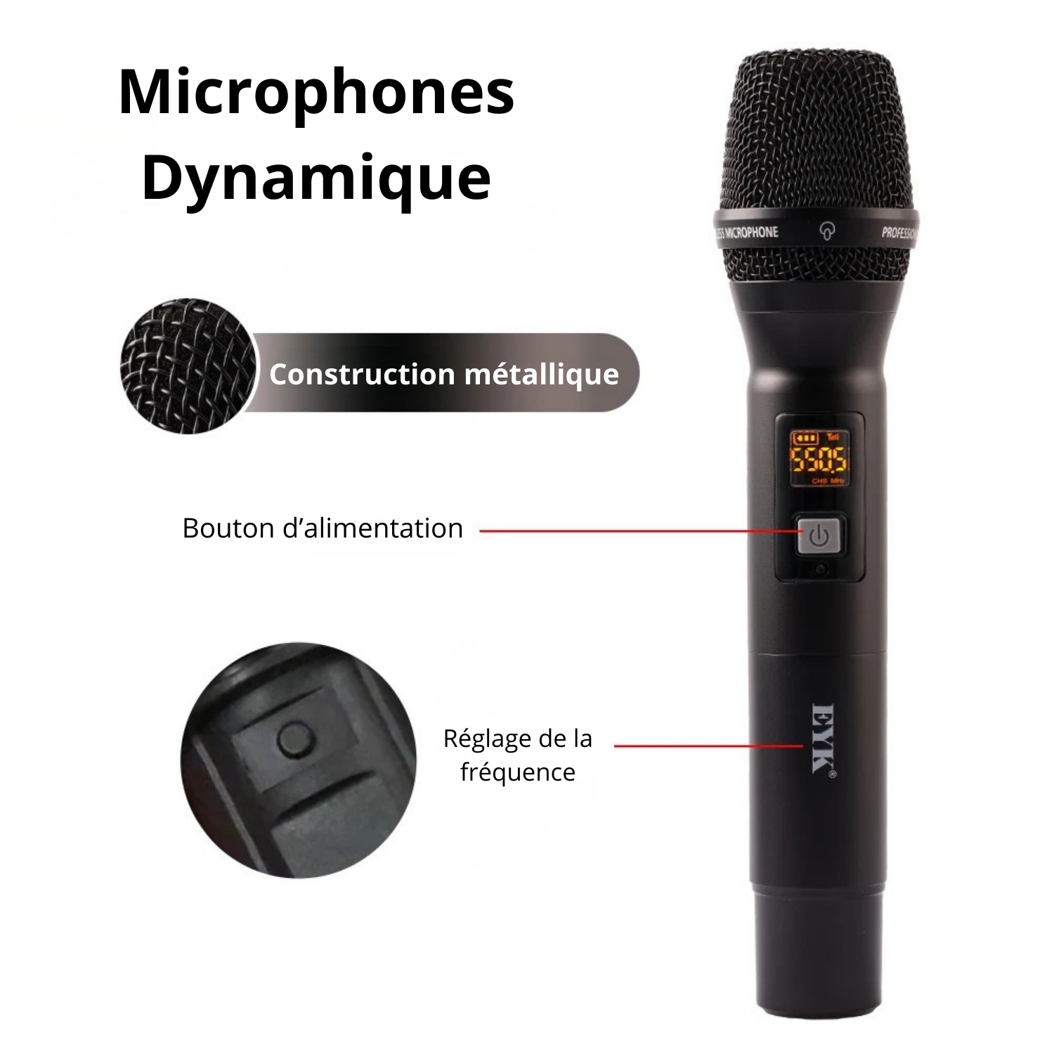 Micro De Scène EW-C100 | Pour Smartphone, Caméra Et Interview Vidéo