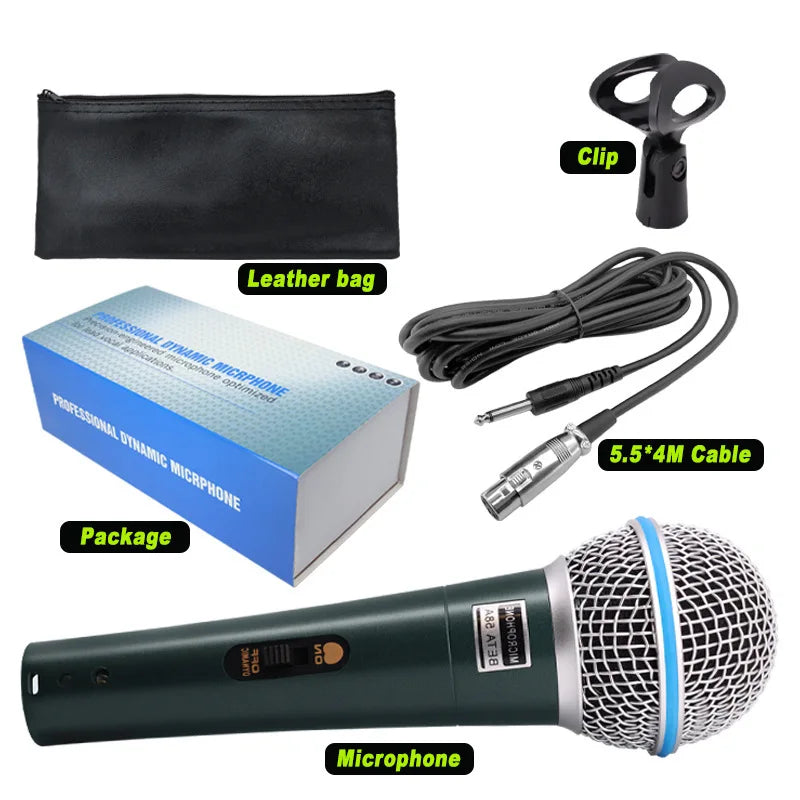 AyeBeau Micro Dynamique Condensateur Filaire | Chant, Gaming, Streaming PC