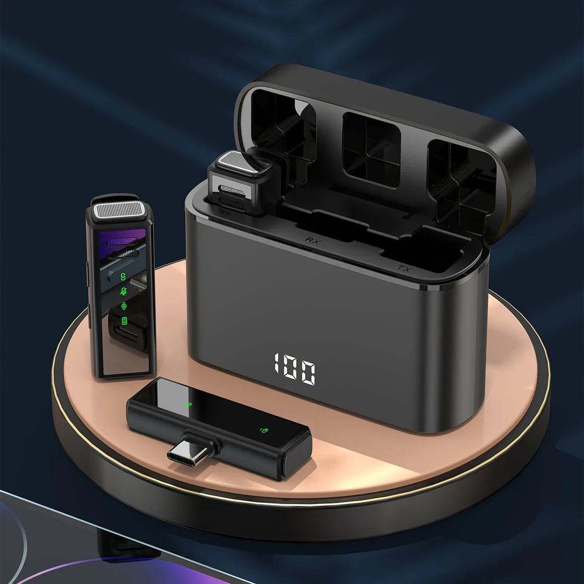 FIFAR Micro Cravate Sans Fil | iPhone, Android, PC, Boîte De Charge