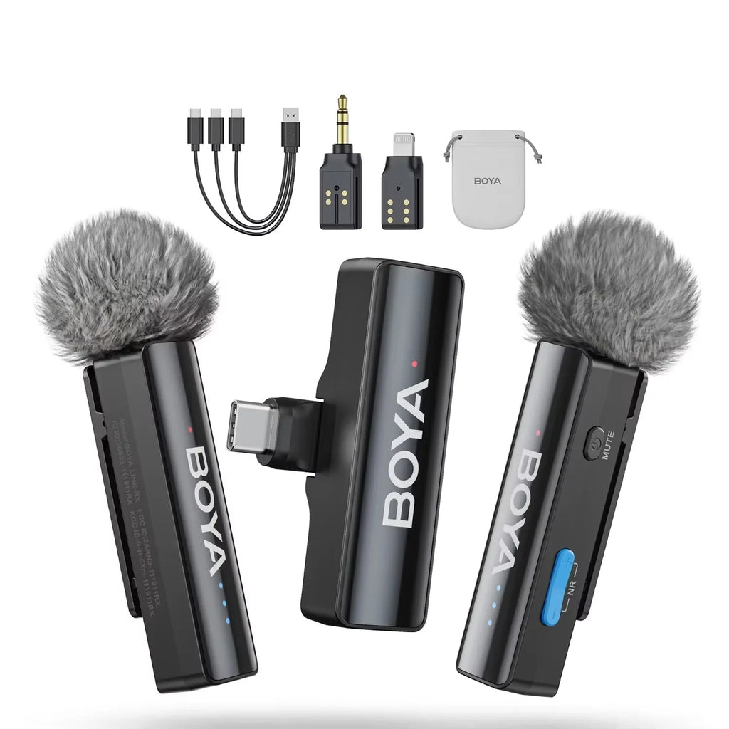BOYA BOYALINK 2 Micro-Cravate Sans Fil | Pour Iphone, Android, Caméras & YouTube