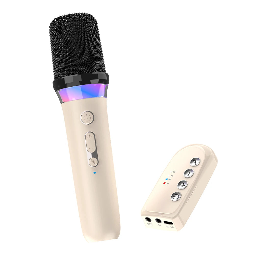 Micro Karaoké DS-K2 Bluetooth 5.3 | Avec Lumières RGB Et Mixeur DSP