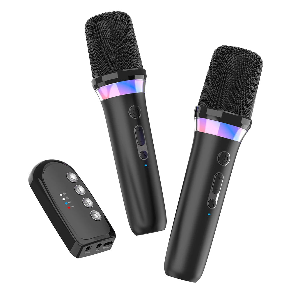 Micro Karaoké DS-K2 Bluetooth 5.3 | Avec Lumières RGB Et Mixeur DSP