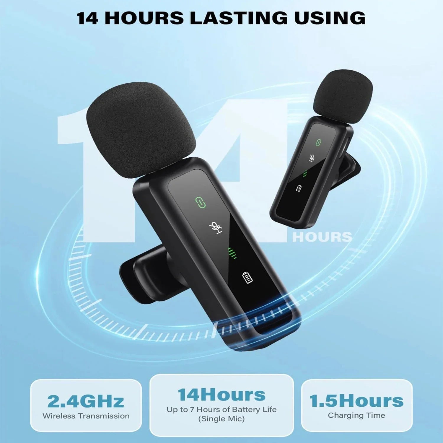 Micro Cravate Sans Fil Rechargeable | Vlog, Podcast, Streaming