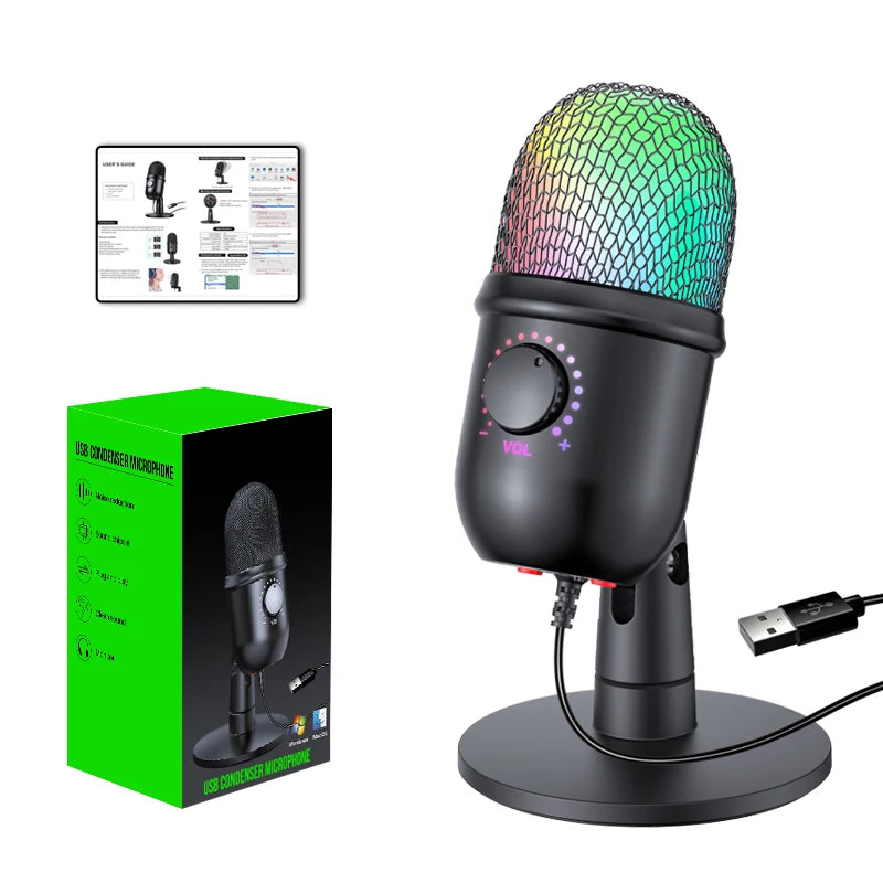 Basix Micro USB Gaming | Streaming, Podcast, PC, PS4/PS5, Mute