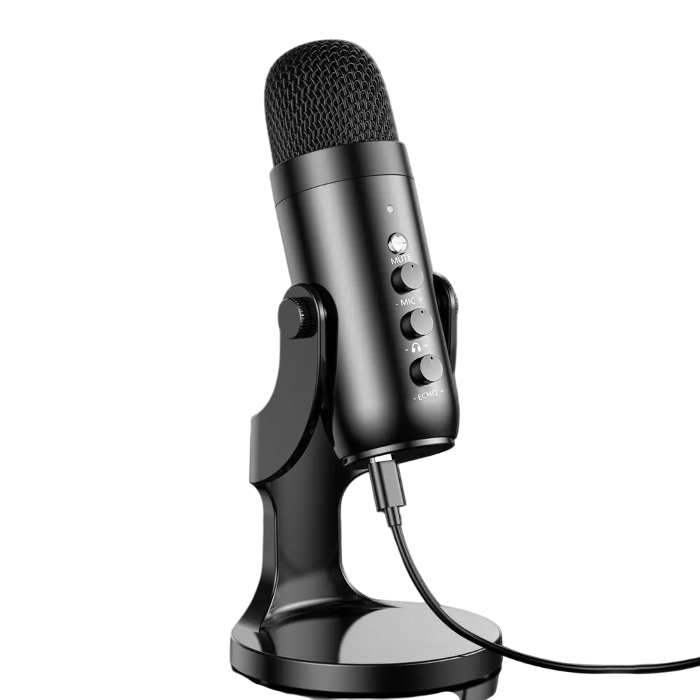 Micro USB Haomuren pour ASMR, compatible PC et Mac – idéal enregistrement voix douce et sons précis