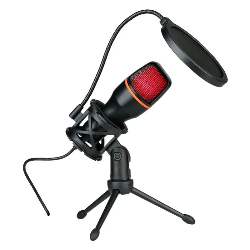 Micro filaire USB pour PC, idéal pour gaming, podcast et enregistrement en studio professionnel