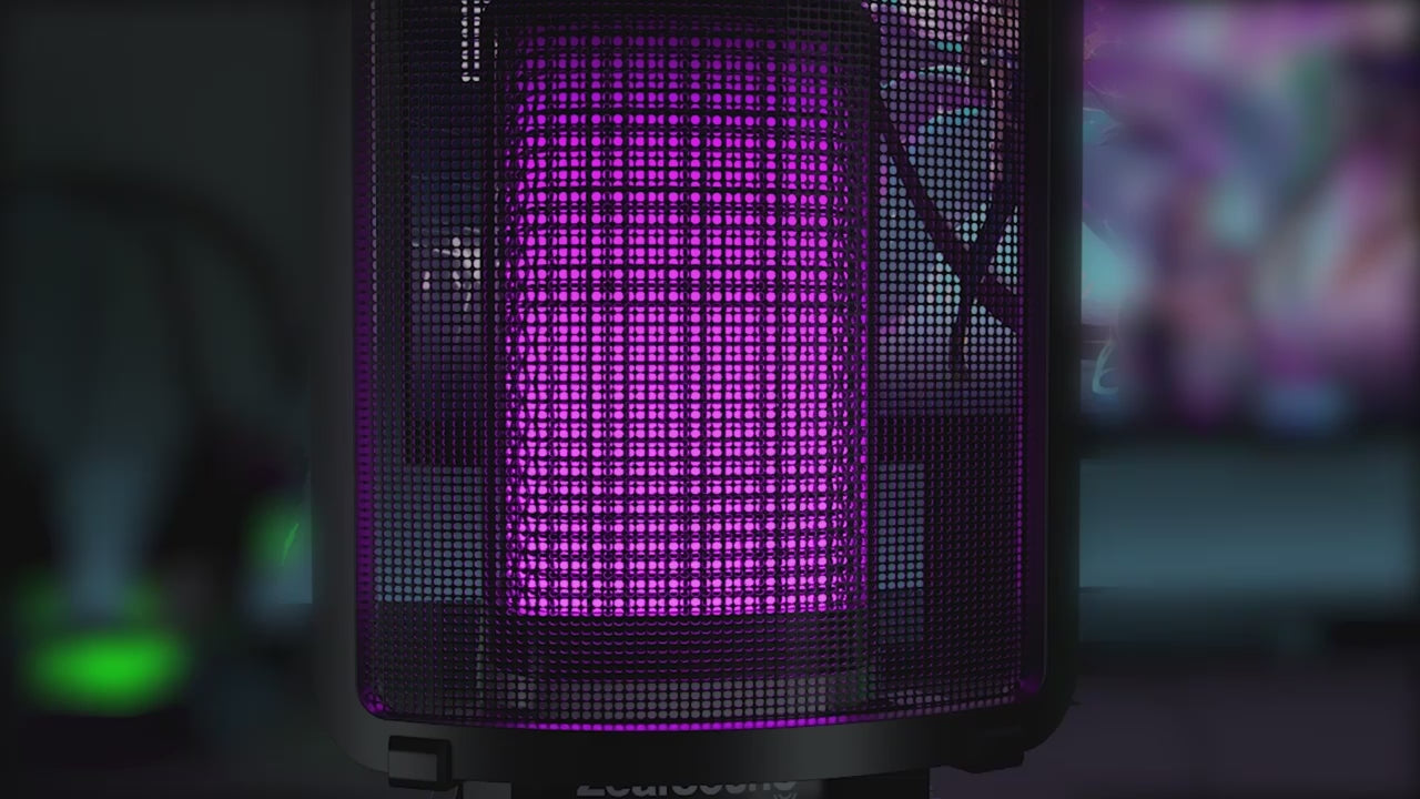 Zealsound Micro Gaming Avec Bras | RGB, Gaming Et Streaming